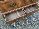 Antique English Walnut Chest on Stand