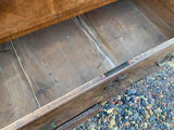 Antique English Walnut Chest on Stand