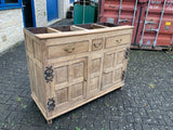 Antique English Oak Housekeeper Cupboard