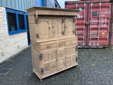 Antique English Oak Housekeeper Cupboard