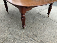 Antique English Mahogany Extending Dining Table