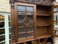 Antique Continental Oak Bookcase