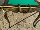 Antique French Boule Card Table