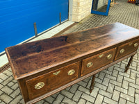 Antique English Oak Dresser Base