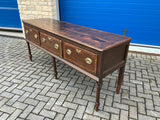 Antique English Oak Dresser Base