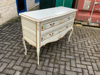Antique French Two Drawer Chest of Drawers