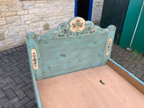 Vintage French Painted Single Bed