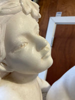 Antique Neo Classical Carrara Marble Sculpture