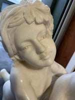 Antique Neo Classical Carrara Marble Sculpture