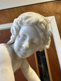 Antique Neo Classical Carrara Marble Sculpture