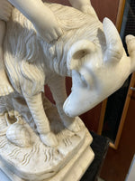 Antique Neo Classical Carrara Marble Sculpture