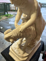 Antique Neo Classical Carrara Marble Sculpture