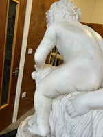 Antique Neo Classical Carrara Marble Sculpture
