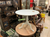 Painted Tilt Top Round Table