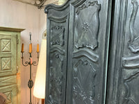 Antique Italian Four Door Armoire/Wardrobe