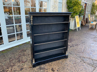 Ebonised Open Shelving/Bookcase