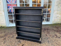 Ebonised Open Shelving/Bookcase