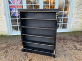 Ebonised Open Shelving/Bookcase