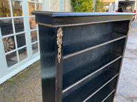 Ebonised Open Shelving/Bookcase