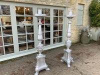 Large Pair of Antique Candelabras.