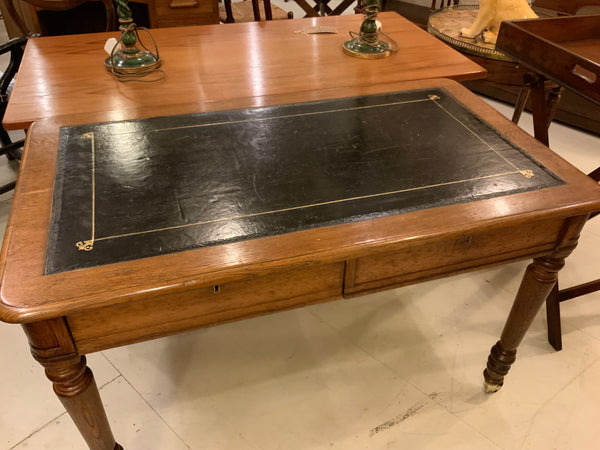 Antique English Oak Writing Table - NOW SOLD