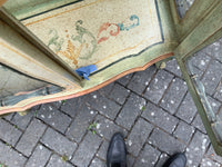Antique Italian Polychrome Display Cabinet