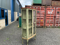 Antique Italian Polychrome Display Cabinet
