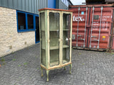 Antique Italian Polychrome Display Cabinet