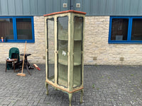 Antique Italian Polychrome Display Cabinet