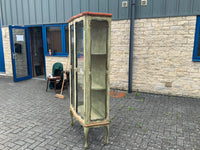 Antique Italian Polychrome Display Cabinet