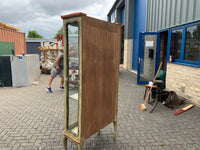 Antique Italian Polychrome Display Cabinet