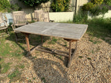 Vintage English Teak Garden Table and Chairs