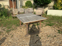 Vintage English Teak Garden Table and Chairs