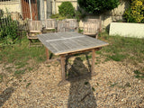 Vintage English Teak Garden Table and Chairs