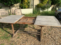 Vintage English Teak Garden Table and Chairs