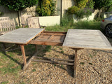Vintage English Teak Garden Table and Chairs