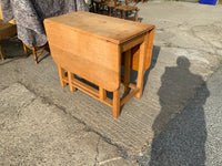 Antique English Oak Drop Leaf Table