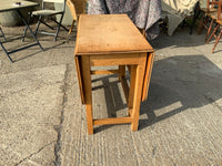 Antique English Oak Drop Leaf Table
