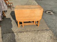 Antique English Oak Drop Leaf Table