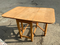 Antique English Oak Drop Leaf Table