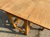 Antique English Oak Drop Leaf Table