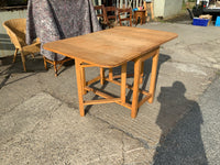 Antique English Oak Drop Leaf Table