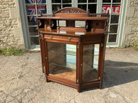 Antique English Mahogany Side Cabinet