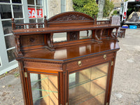 Antique English Mahogany Side Cabinet