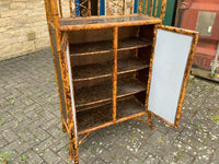 Antique English Bamboo Cabinet