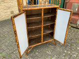 Antique English Bamboo Cabinet