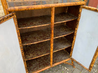 Antique English Bamboo Cabinet