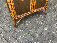 Antique English Bamboo Cabinet