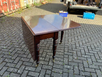 Antique English Mahogany Drop Leaf Table