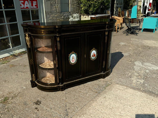 Antique English Four Door Credenza